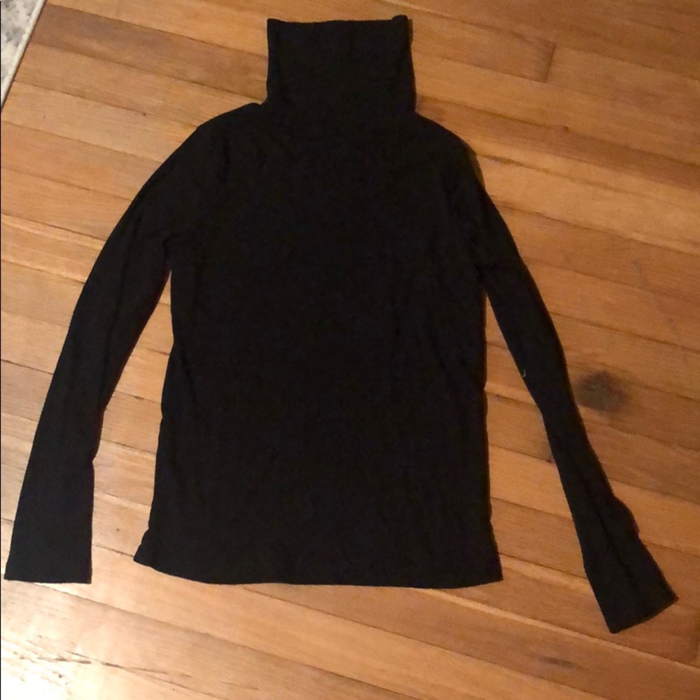 Black turtle neck